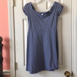 Old navy blue/ white striped dress